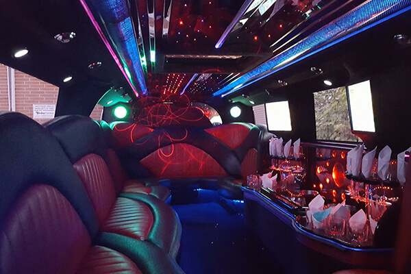 luxury limo interior