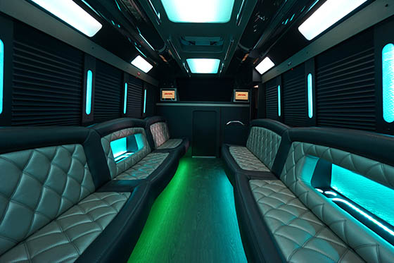 party bus interior