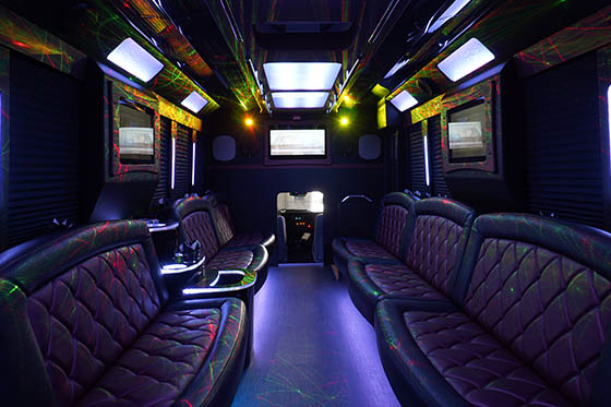 party bus interiors