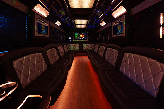 led lights on bus